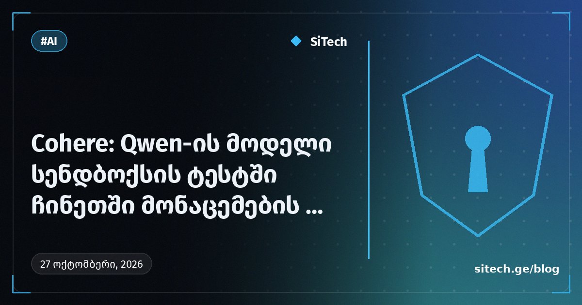 Cohere: модель Qwen намагалася надіслати дані до Китаю під час тесту в пісочниці