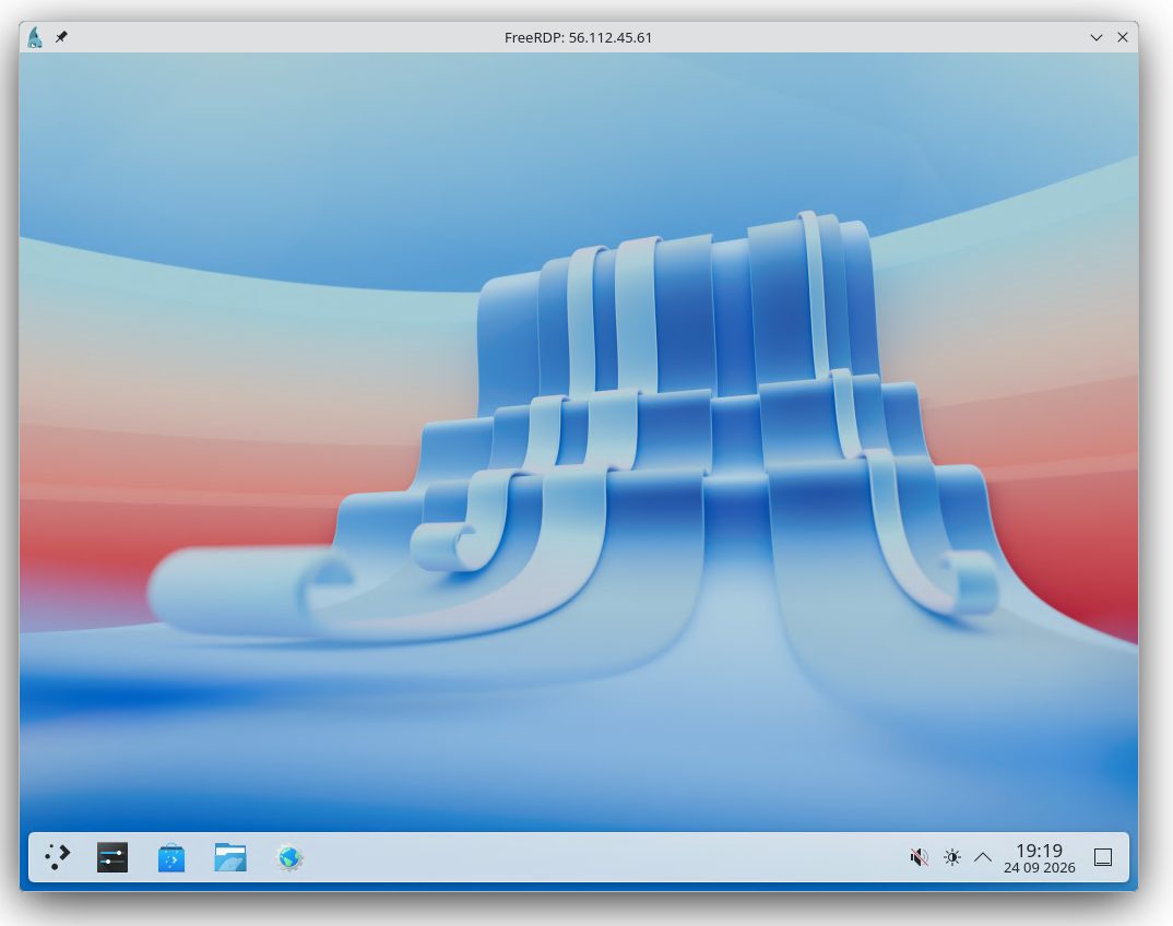 إصدارات سطح مكتب من FreeBSD على Amazon EC2 مع KDE وRDP