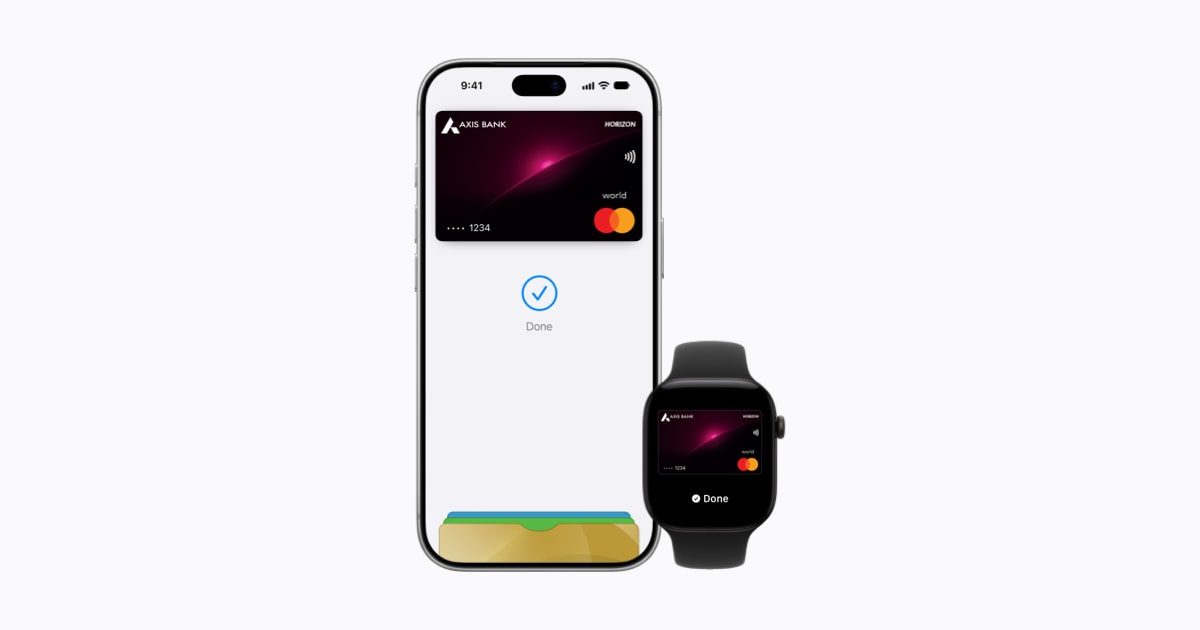 إطلاق Apple Pay في الهند: في البداية فقط بطاقات Visa و Mastercard من Axis Bank