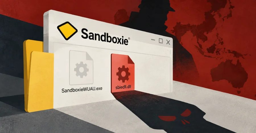 مجموعة برونز ساندكاسل المتحالفة مع الصين تستخدم تحميل DLL الجانبي لـ Sandboxie لنشر أبواب خلفية