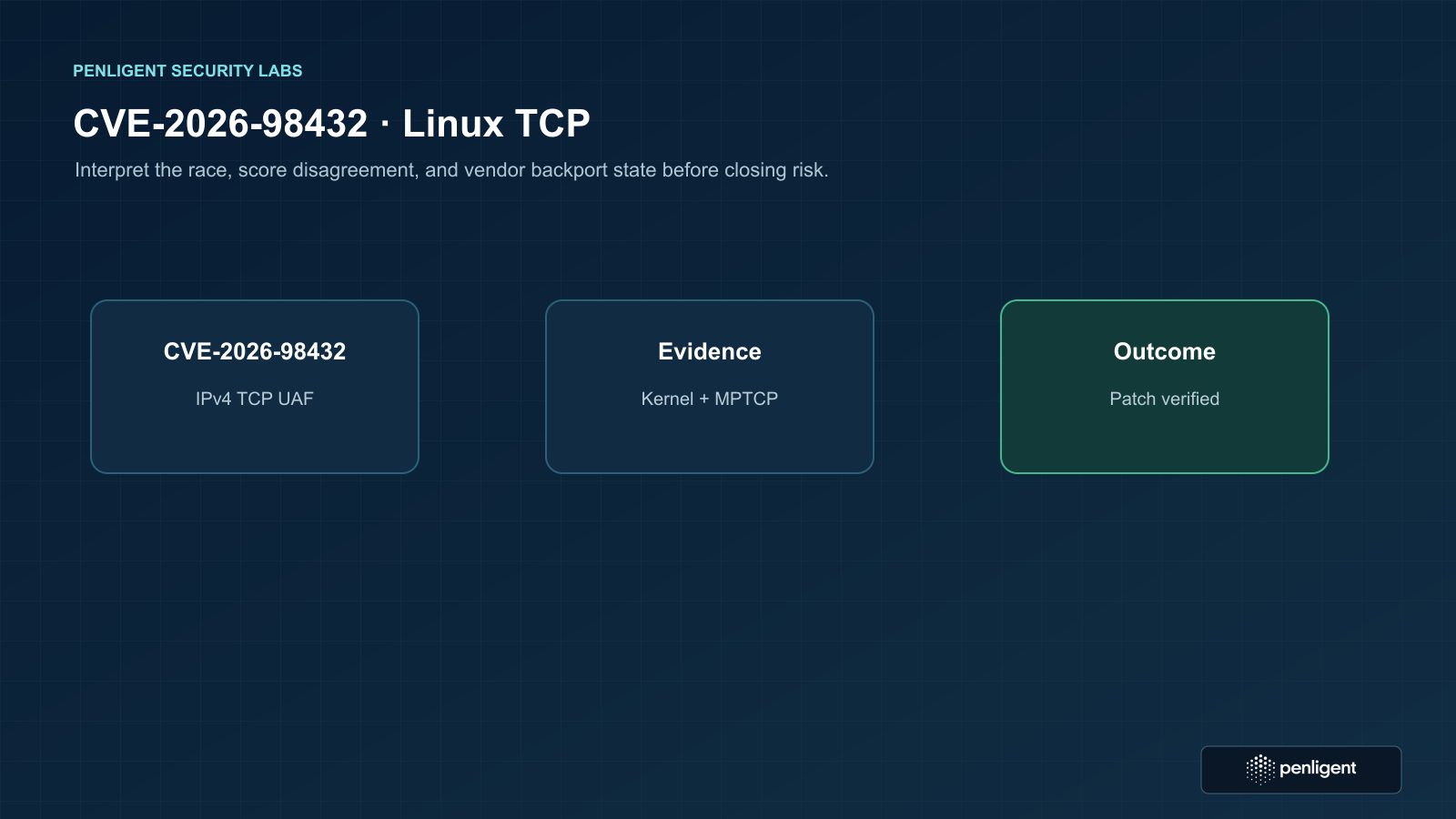 CVE-2026-98432: פגיעת use-after-free ב-Linux TCP ואימות טלאי