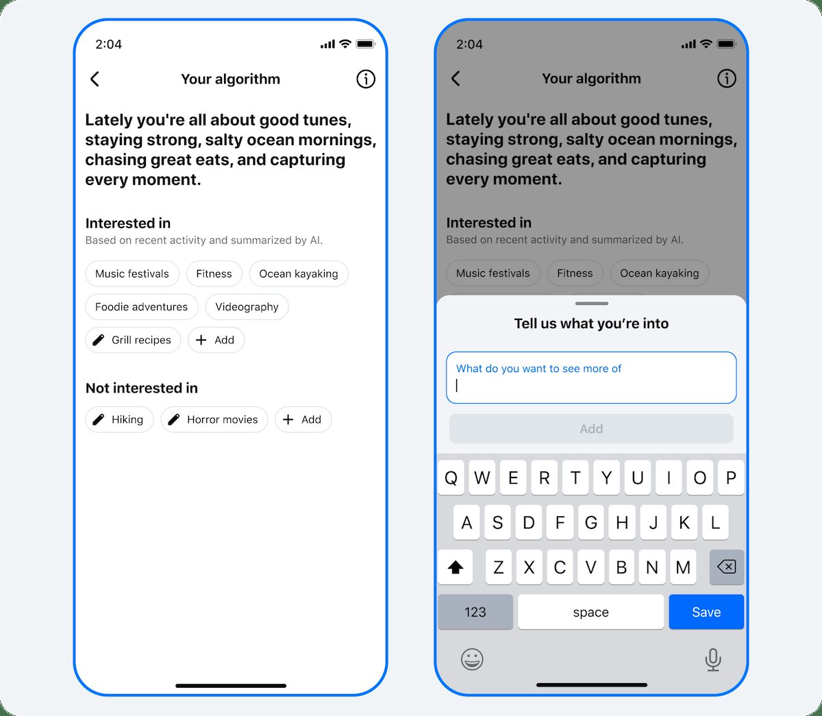 Facebook تطلق أداة «Your Algorithm» تمنح المستخدمين التحكم في توصيات Feed