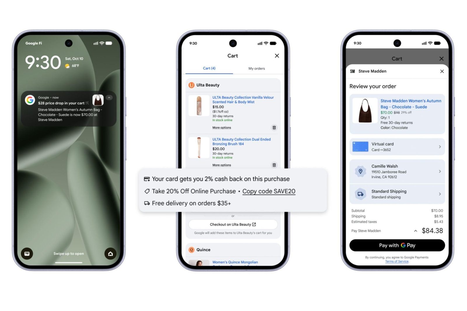 أطلقت Google في الولايات المتحدة أداة Universal Cart للتسوق بالذكاء الاصطناعي لمختلف تجار التجزئة