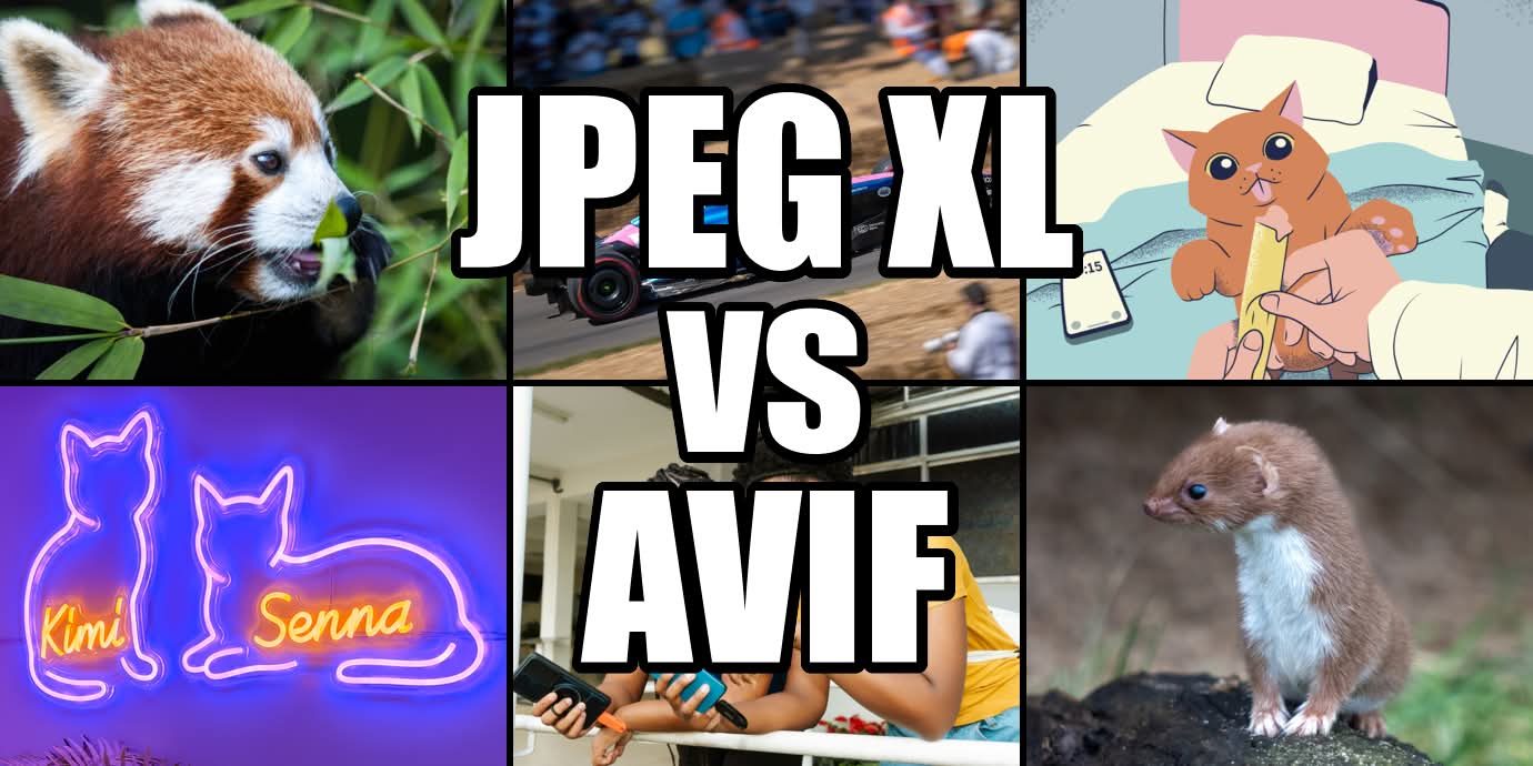 AVIF يتفوق مجددًا على JPEG XL في معظم اختبارات الويب