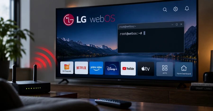 LG Smart TV'lerde webOS açıkları, yerel ağda root erişimi sağlıyor