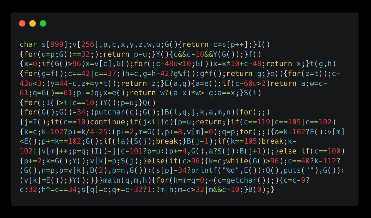 مفسّر Python يتّسع في 1024 بايت من لغة C