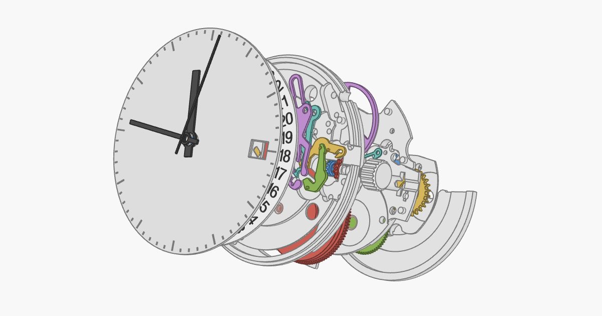 Mechanical Watch: an interactive deep dive into how a watch movement works