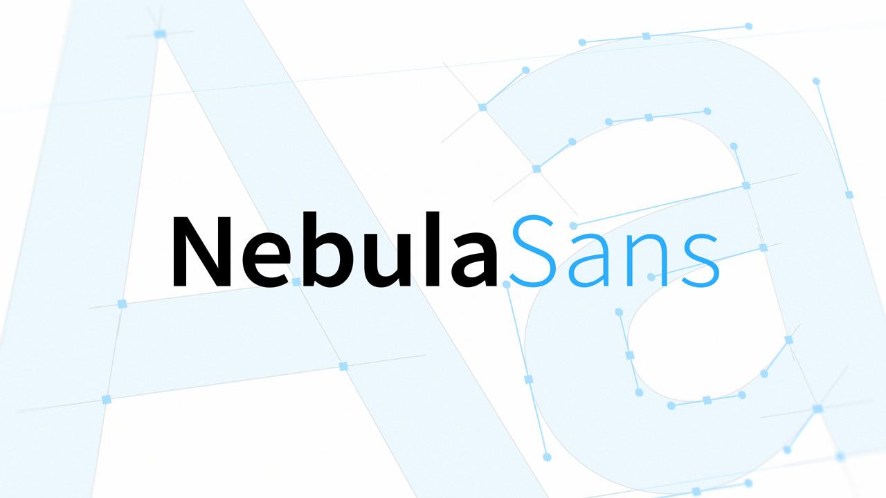 Nebula Sans: خط هوية مجاني مبني على Source Sans ويصدر برخصة OFL