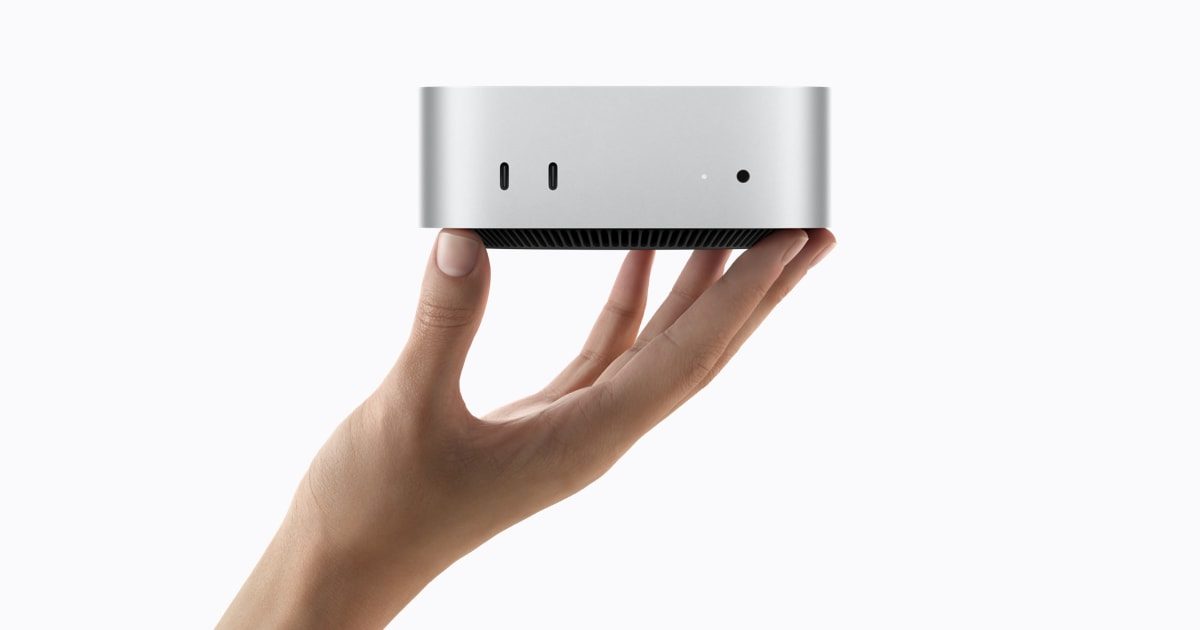 آبل تكشف عن Mac mini جديد بشريحتي M6 وM5 Pro