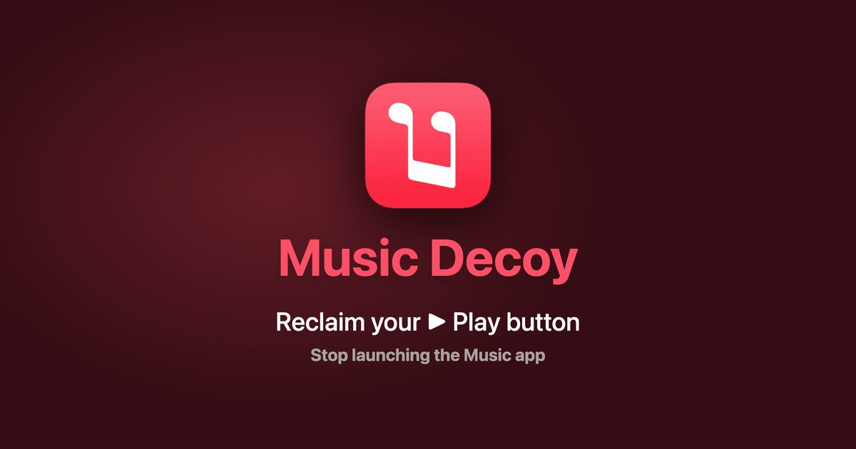 Music Decoy: Mac-də Apple Music-in açılmasının qarşısını alan alət