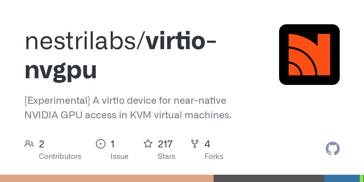 virtio-nvgpu يمنح ضيوف KVM وصولاً شبه أصلي إلى GPU من NVIDIA
