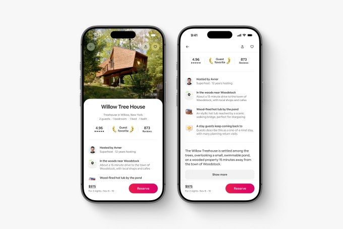 Airbnb-ის AI ძებნის ინტერფეისი დინამიური ფილტრებით