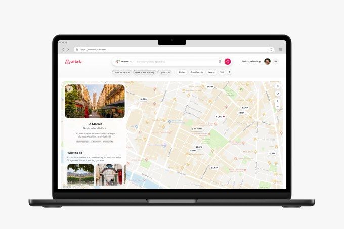 Airbnb-ის სამეზობლოს რუკა