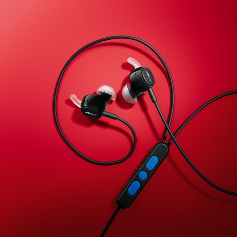 سماعات Bose Noise Cancelling Wired Earbuds باللون الأسود