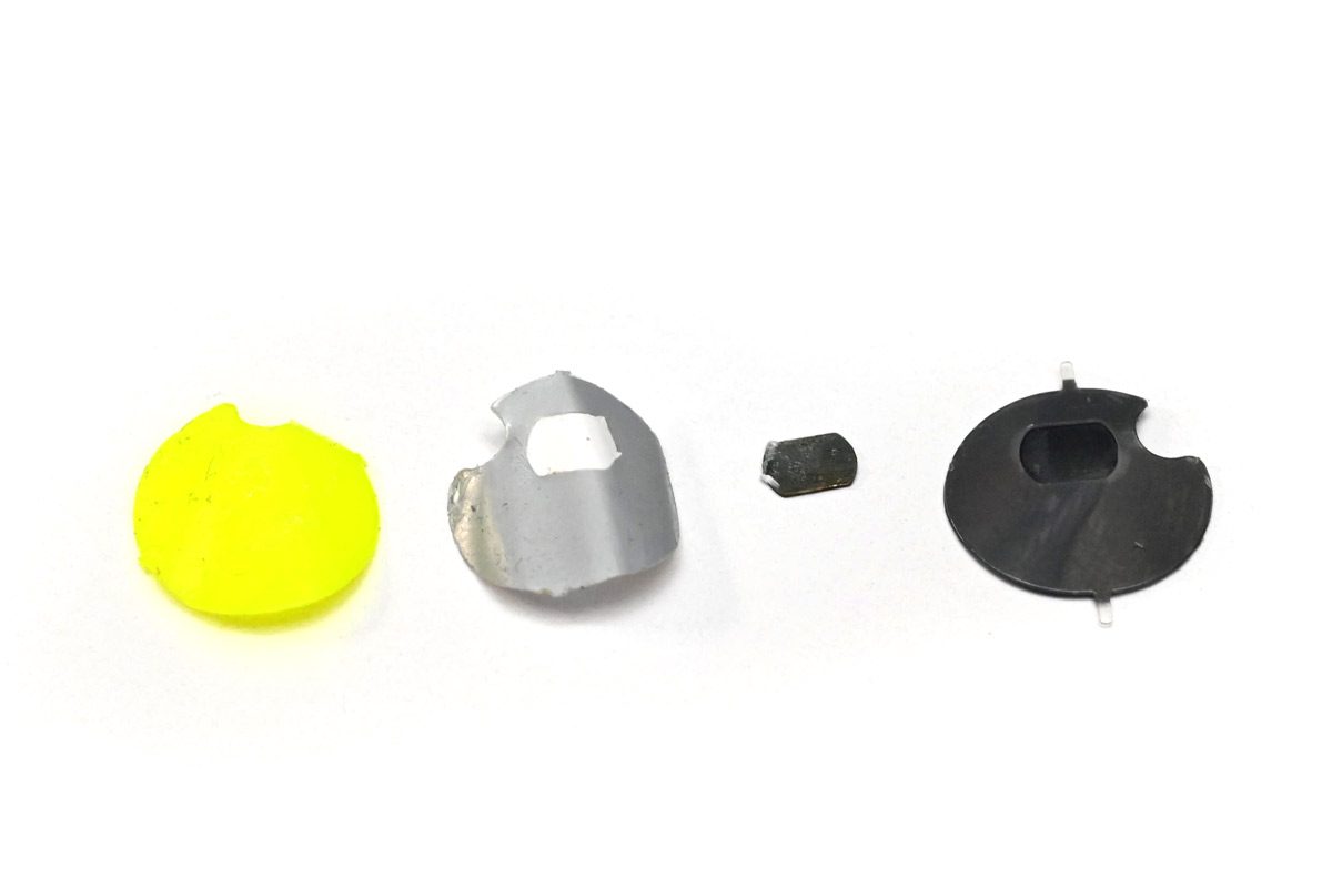 Sökülmüş bir flipdot noktası