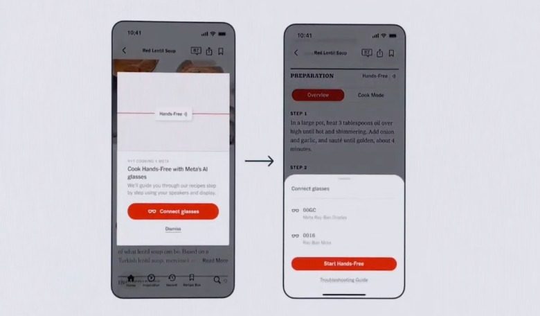 New York Times Cooking tətbiqində hands-free rejimi