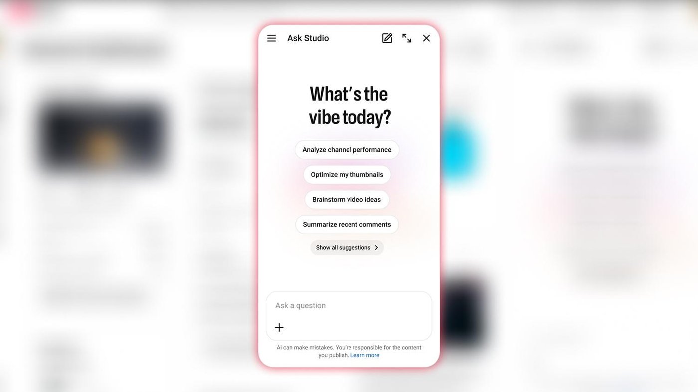 YouTube Studio-da Optimize your Catalog axını. Foto: YouTube